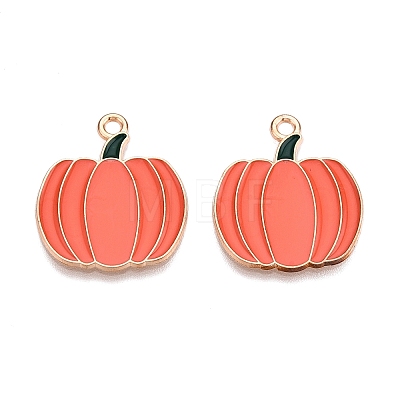 Thanksgiving Day Theme Alloy Enamel Pendants ENAM-T020-35I-1