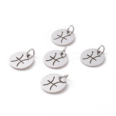 304 Stainless Steel Charms STAS-Q201-T445-12S-1