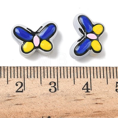 Transparent Glass Enamel Beads LAMP-C023-02C-1