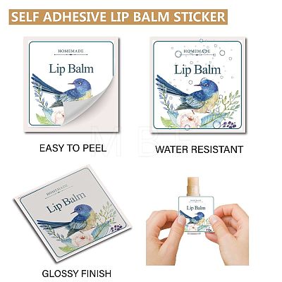 80Pcs 8 Style Custom Lip Balm DIY Label Sticker DIY-CP0007-95C-1