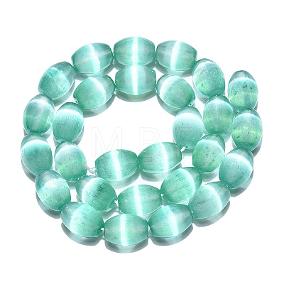 Dyed Natural Selenite Beads Strands G-T138-232E-1