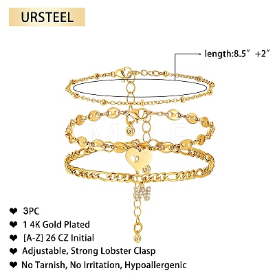 Anklets Sets AJEW-AN00383-23-1