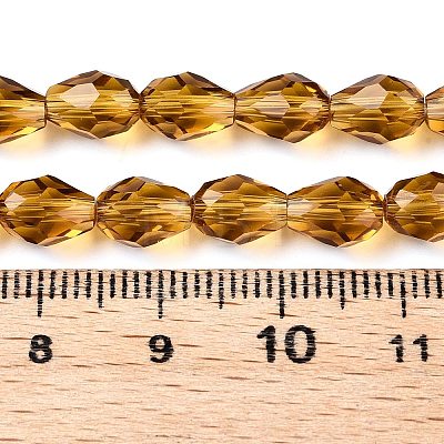 Transparent Glass Beads Strands X-EGLA-N013-T6mm-D16-1