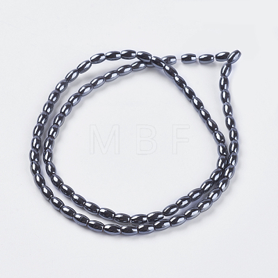Non-magnetic Synthetic Hematite Beads Strands X-G-H1082-1-1