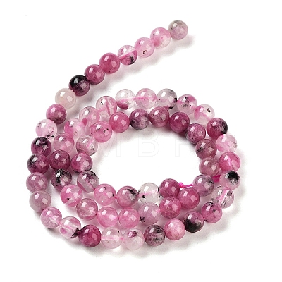 Natural Cherry Blossom Agate Beads Strands G-B076-A02-01-1