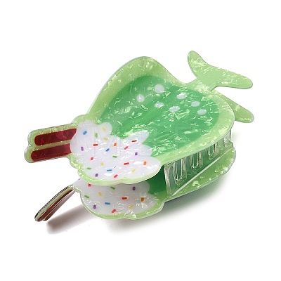 PVC Plastic Claw Hair Clips for Women Girl OHAR-D001-07A-1