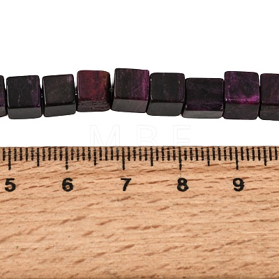 Natural Dyed White Jade(Imitation Charoite) Beads Strands GG-CBA0743-G02-1