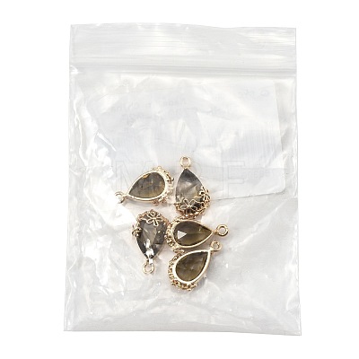 Transparent Glass Pendants GLAA-FZ0001-02F-1