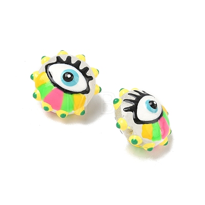 Baking Paint Glass Beads LAMP-D004-04A-1