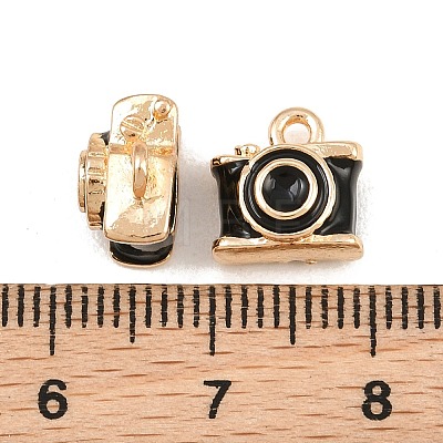 Alloy Enamel Pendants AL-CBA072F-01G-01-1