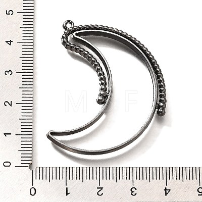 Alloy Open Back Bezel Pendants PALLOY-I223-04B-1