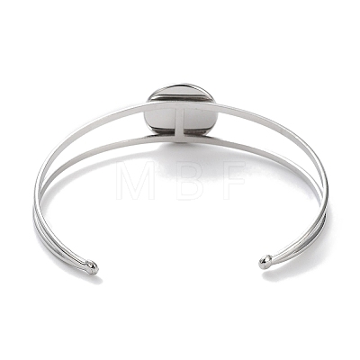 Non-Tarnish 304 Stainless Steel Bracelets Setting Making BJEW-B090-03C-P-1