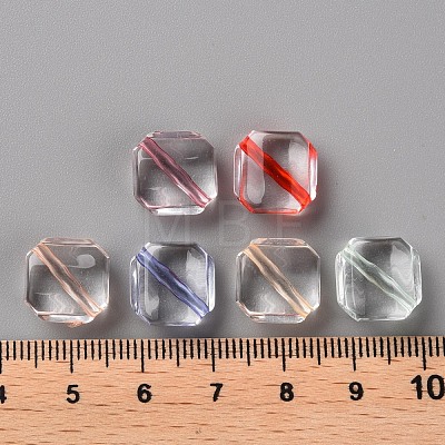 Transparent Acrylic Beads X-TACR-S154-08A-1