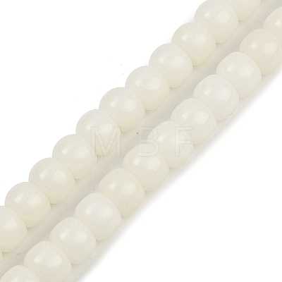Natural Bodhi Root Beads Strand WOOD-B010-A02-6x8mm-1
