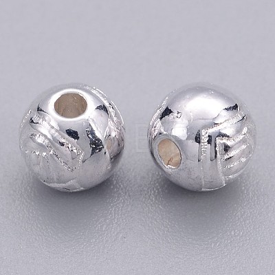 Alloy Beads for Valentine's Day X-TIBEB-Q041-S-FF-1