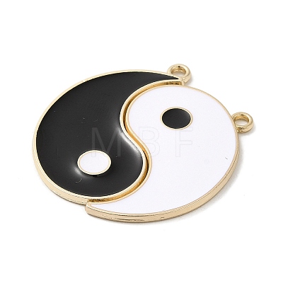 Rack Alloy Enamel Pendants ENAM-Q505-06G-1