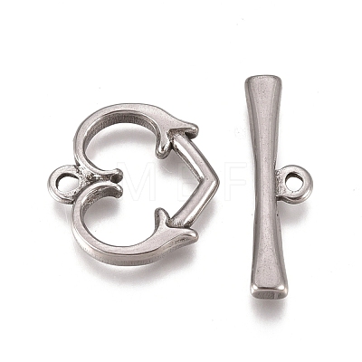 304 Stainless Steel Toggle Clasps STAS-L247-003P-1