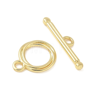 Brass Toggle Clasps KK-CBAFC6C-07G-G-1
