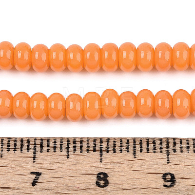 Opaque Spray Painted Glass Beads GLAA-ZX008-4mm-18L-1