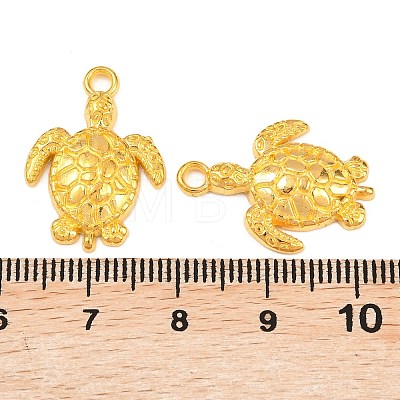 Tibetan Style Alloy Sea Turtle Pendants TIBEP-22101-G-FF-1