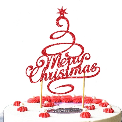 Merry Christmas Cake Topper PW-WG273D7-04-1