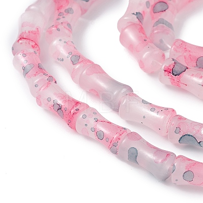 Baking Varnish Glass Beads Strand GLAA-TAC0021-02B-1