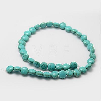 Synthetic Howlite Bead Strands G-P228-12-10mm-1