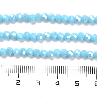 Opaque Glass Beads Stands EGLA-A035-P4mm-B08-1