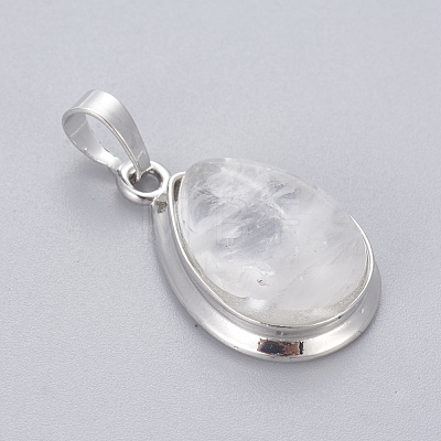 Natural Quartz Crystal Pendants G-L512-C23-1