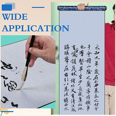 Brocade Chinese Calligraphy Brush Water Writing Magic Cloth AJEW-WH0410-161-1
