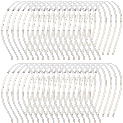 Iron Hair Band Findings OHAR-WH0011-78B-1