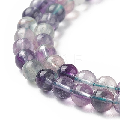 Natural Fluorite Beads Strands G-B038-C01-1