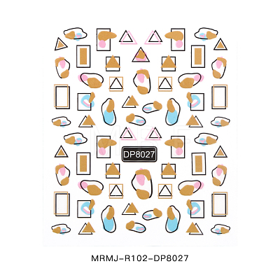 Summer Nail Decals Stickers MRMJ-R102-DP8027-1