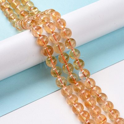 Natural Citrine Beads Strands G-E109-01B-1