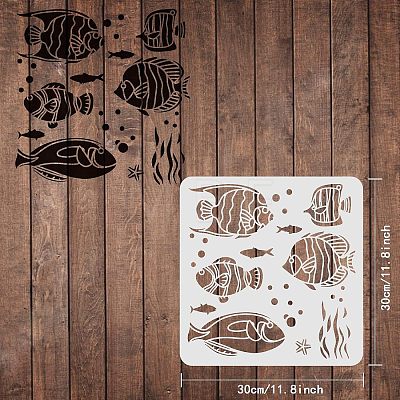 Plastic Reusable Drawing Painting Stencils Templates DIY-WH0172-500-1