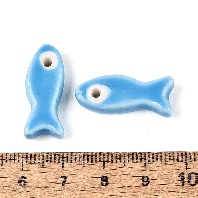 Handmade Porcelain Ceramic Beads PORC-T134-01B-1