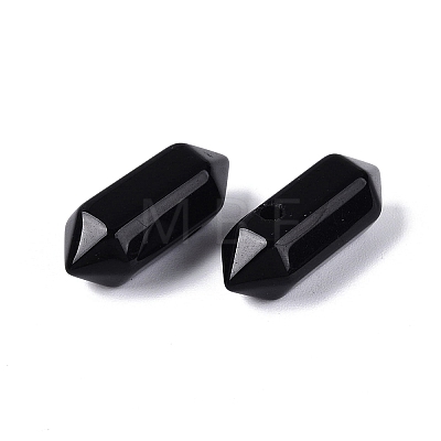 Natural Black Onyx Pendants G-Q601-27A-1