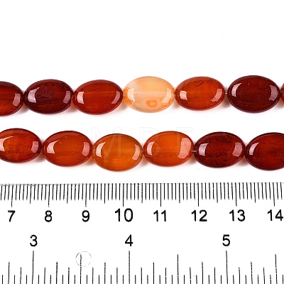 Natural Red Agate Beads Strands G-M206-45-1