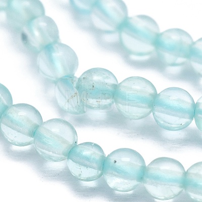 Natural Apatite Beads Strands G-A177-04-17-1