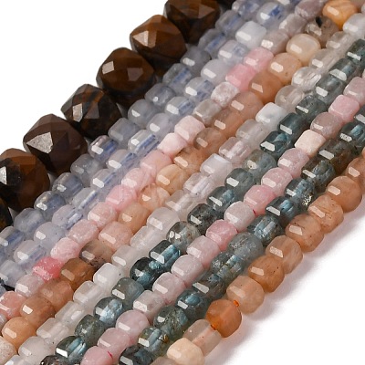 Natural Mixed Gemstone Beads Strands G-A097-D03-07-1