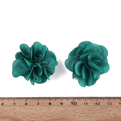Polyester Fabric Flowers FIND-ZX004-11-12-1