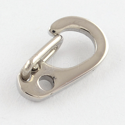 Polished 316 Surgical Stainless Steel Keychain Clasp Findings STAS-R072-63-1