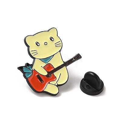 Cat Shape Enamel Pins JEWB-P039-01EB-01-1