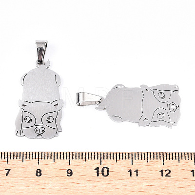 304 Stainless Steel Pendants STAS-N103-04P-1