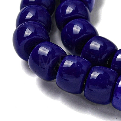 Opaque Glass Beads Strands X-GLAA-NH0002-B01-1