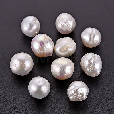 Natural Baroque Pearl Keshi Pearl Beads PEAR-N020-J03-1