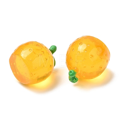 Semi-stereoscopic Transparent Resin Cabochons RESI-G072-01H-1