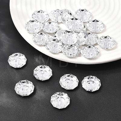 Acrylic Rhinestone Buttons X-BUTT-J003-01-1