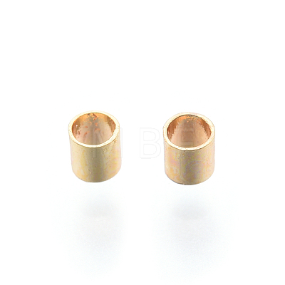 Brass Crimp Beads KK-N259-53-1