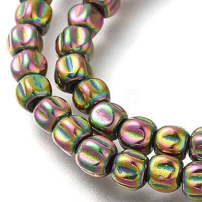 Electroplated Synthetic Non-magnetic Hematite Beads Strands G-C154-A01-01D-1